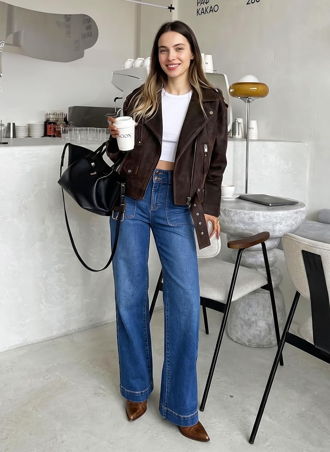Thumbnail 5 de Sidefeel Wide Leg High Waist Jeans 1️⃣0️⃣