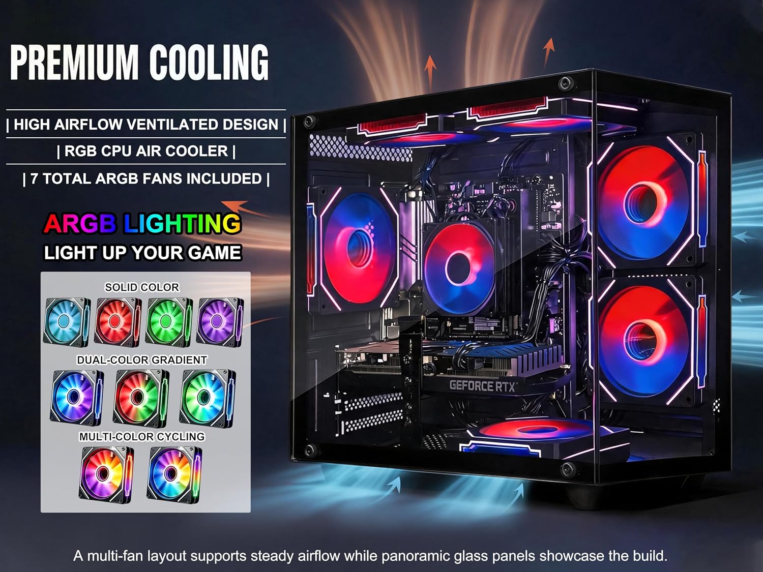 Detalle de Olialia Gaming PC, RTX 3060 Ti