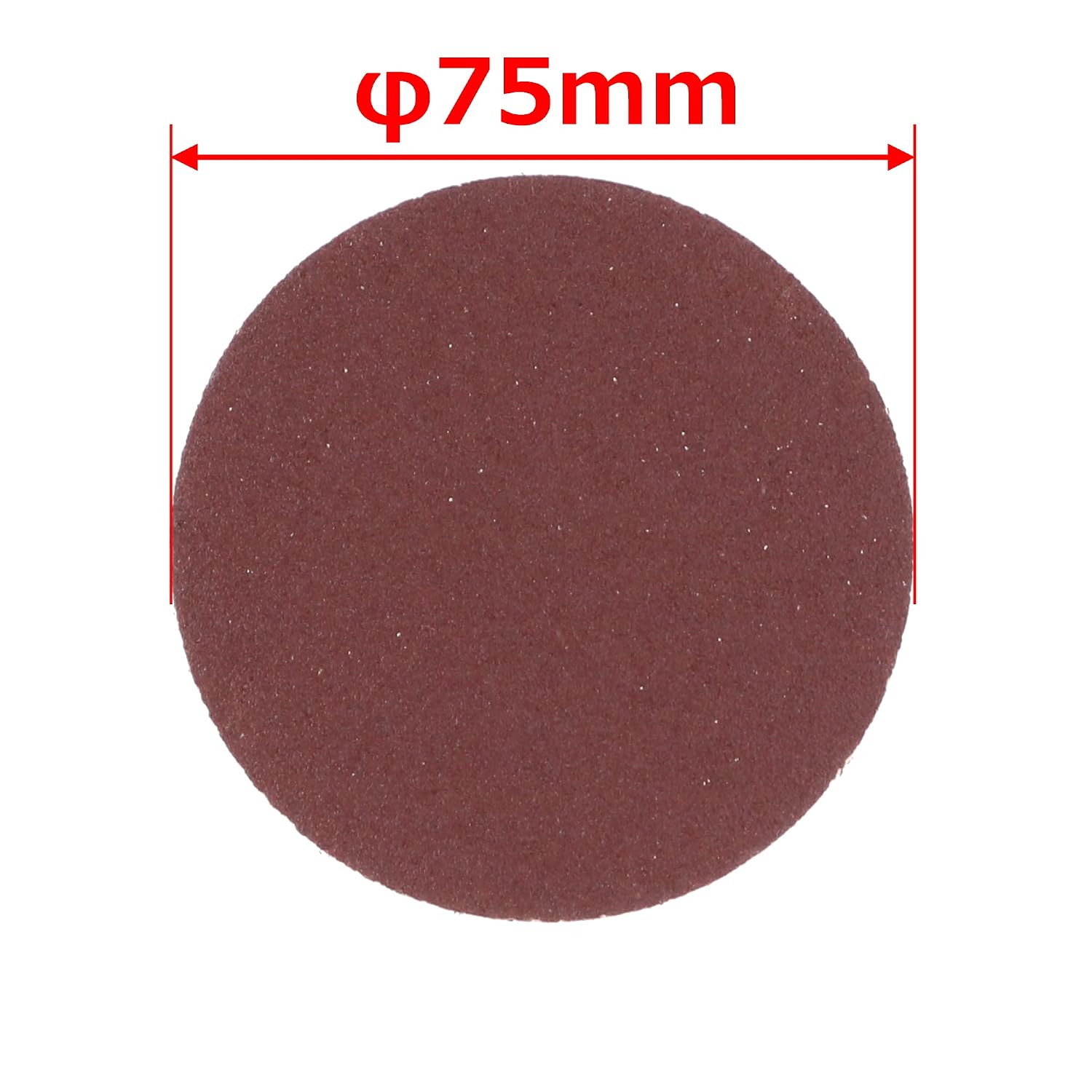 Detalle de TAKAGI 4907052371538 マジックタッチ サンディングペーパー 75mm #120 10枚入