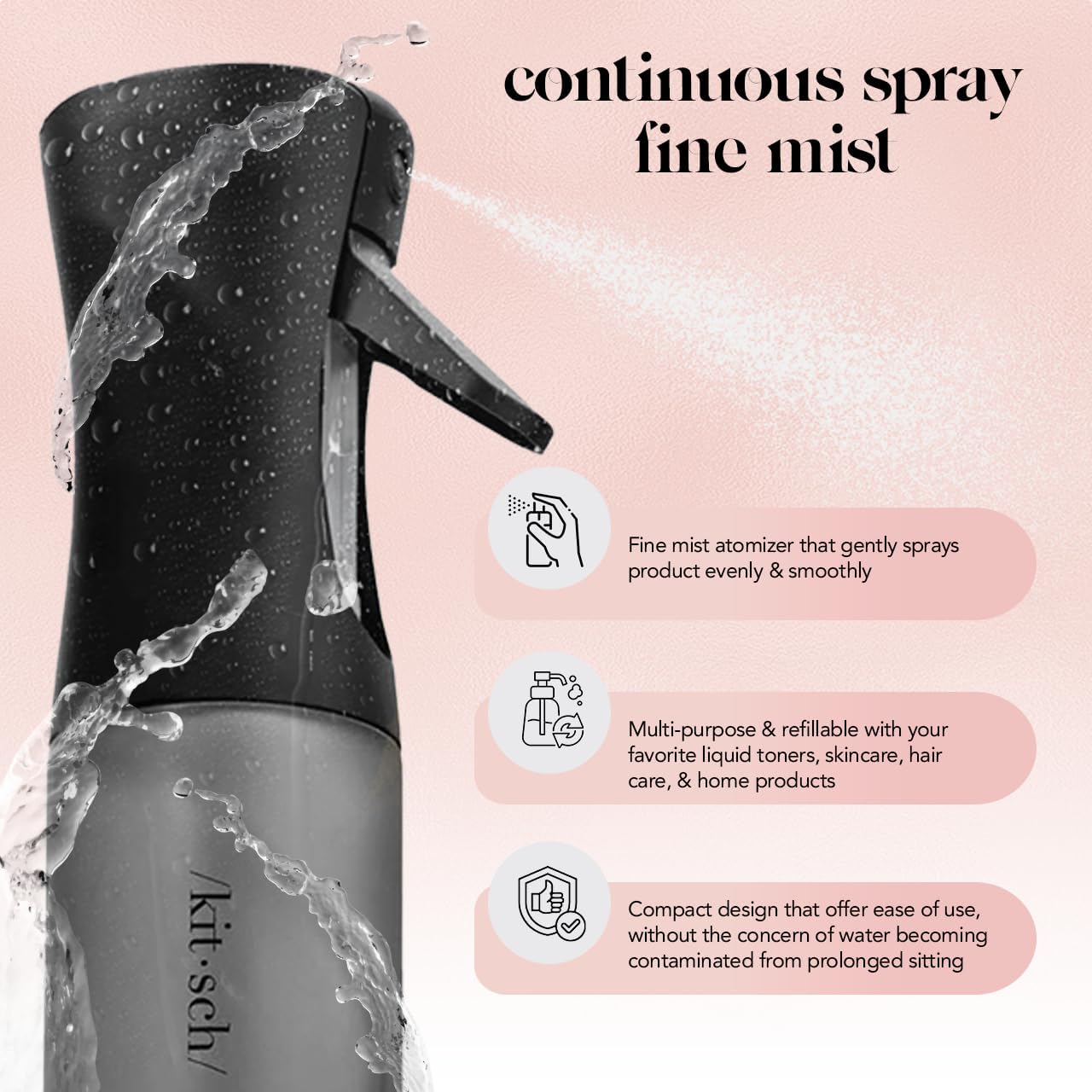 Thumbnail 2 de Kitsch Continuous Spray Bottle 150ml — hair mister 💇♀