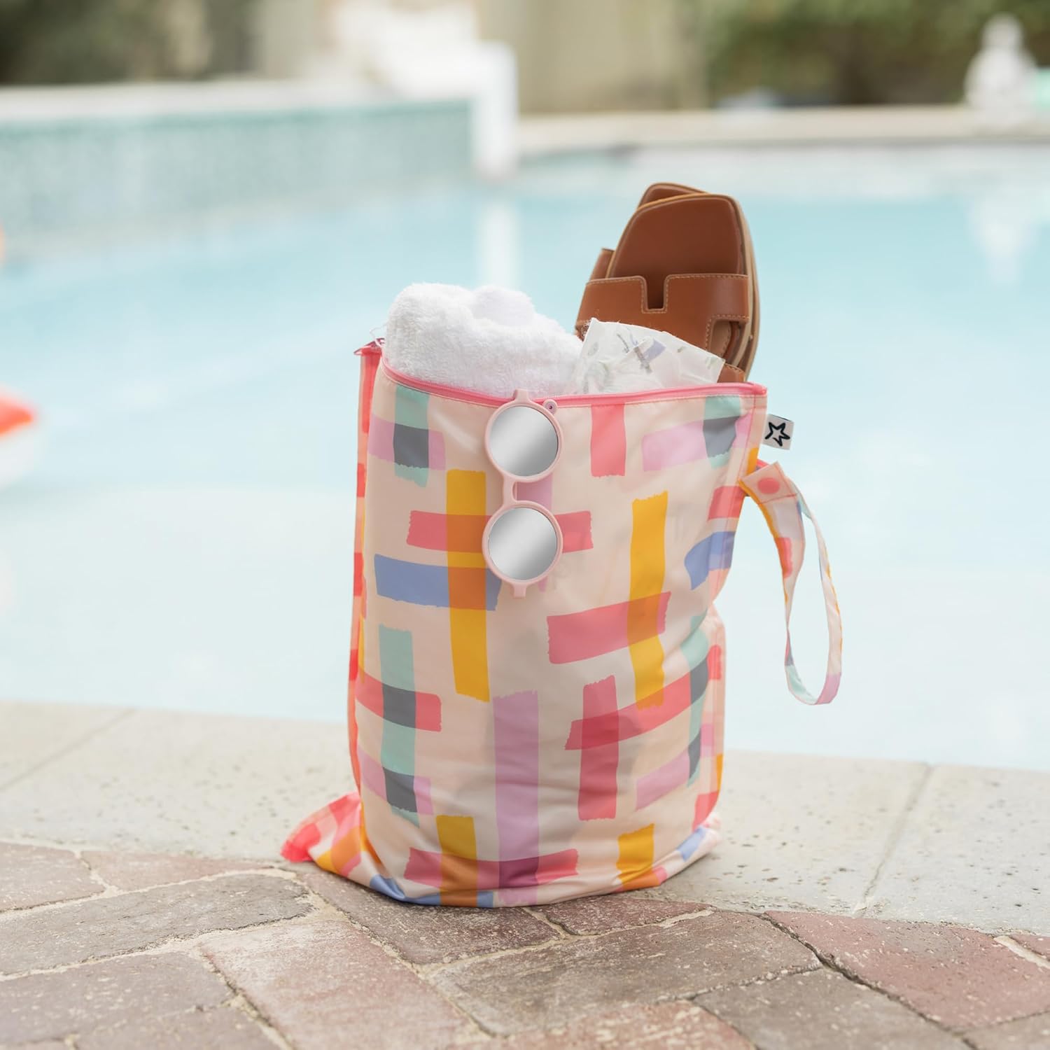Detalle 2 de Tiny Twinkle Wet Bags, 2-Pack Reusable Waterproof Bags, 12.5” × 16”