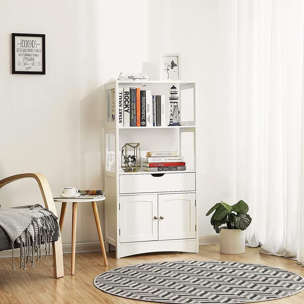 Thumbnail 3 de VASAGLE Armoire Haute Blanc 32,5 x 60 x 122 cm
