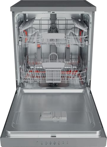 Detalle 2 de Hotpoint HFC3C33WX – Lave-vaisselle pose-libre 14 couverts, Zone Wash 3D, Active Dry, Inverter, Silent 43 dB, Inox