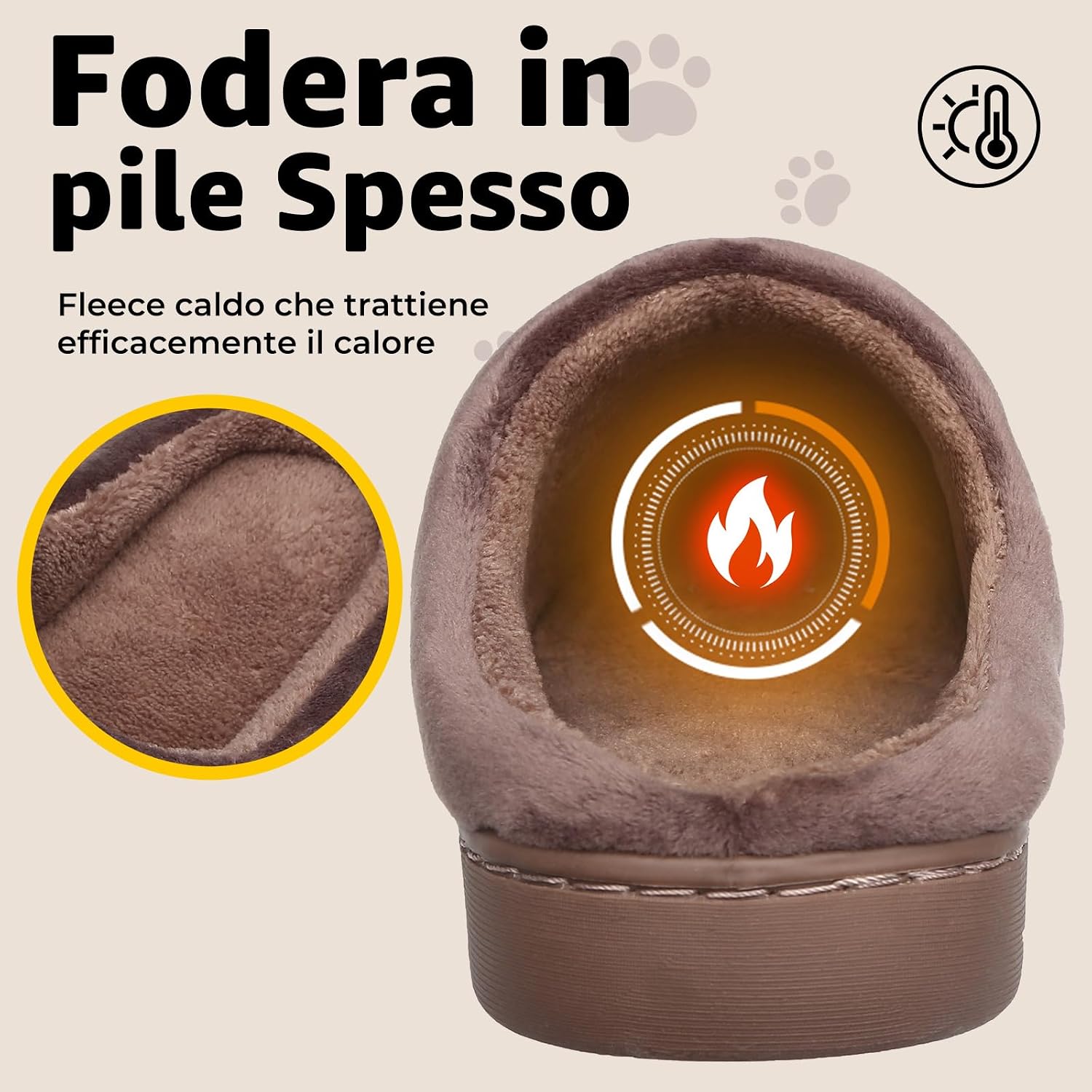 Detalle de Mishansha Ciabatte invernali comode