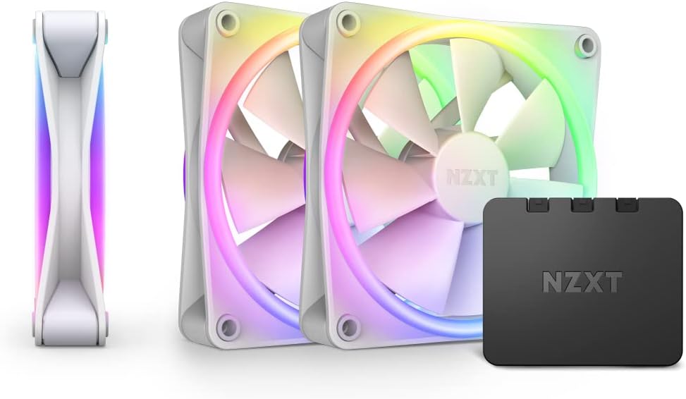 Thumbnail 4 de NZXT F120 RGB Fans (RF-R12TF-W1) – 120-mm-RGB-Lüfter mit Controller für leise Kühlung