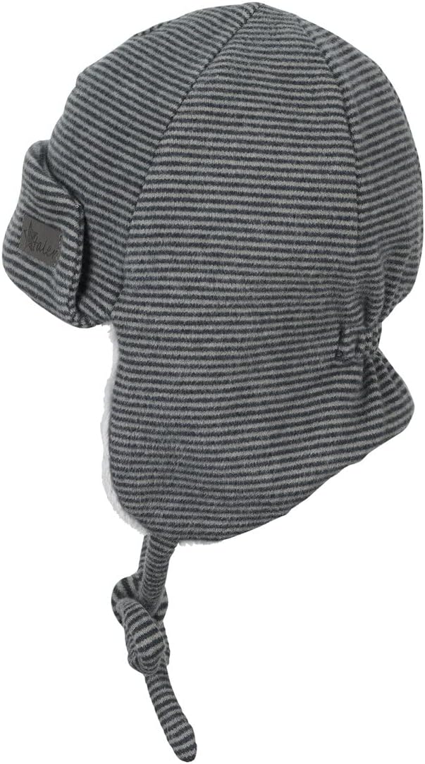 Thumbnail 1 de Sterntaler Fliegermütze Streifen Bonnet Bébé Fille — bonnet d'hiver en polaire avec cache-oreilles