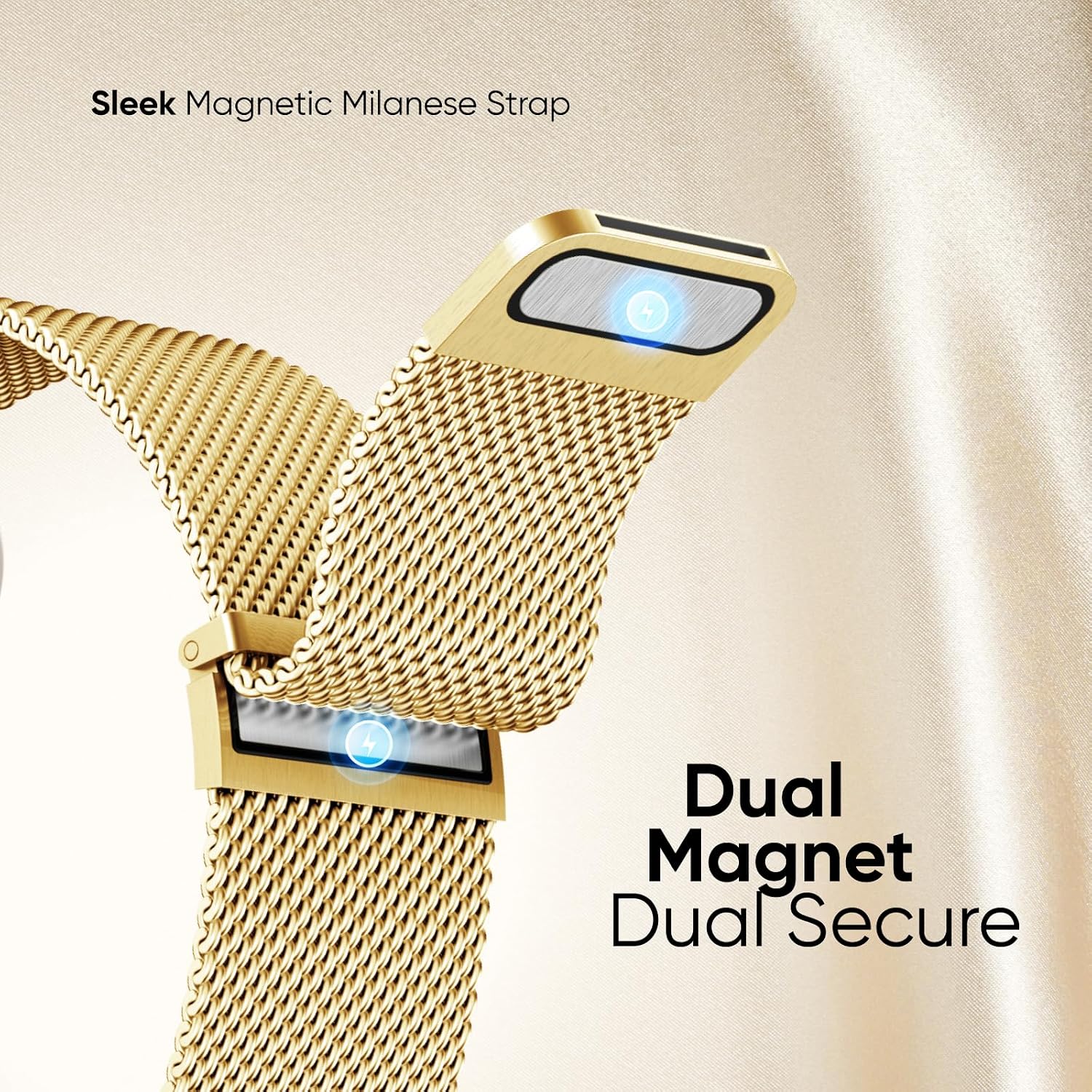 Detalle de Raradev 3-in-1 Apple Watch Metal Strap 40mm Gold