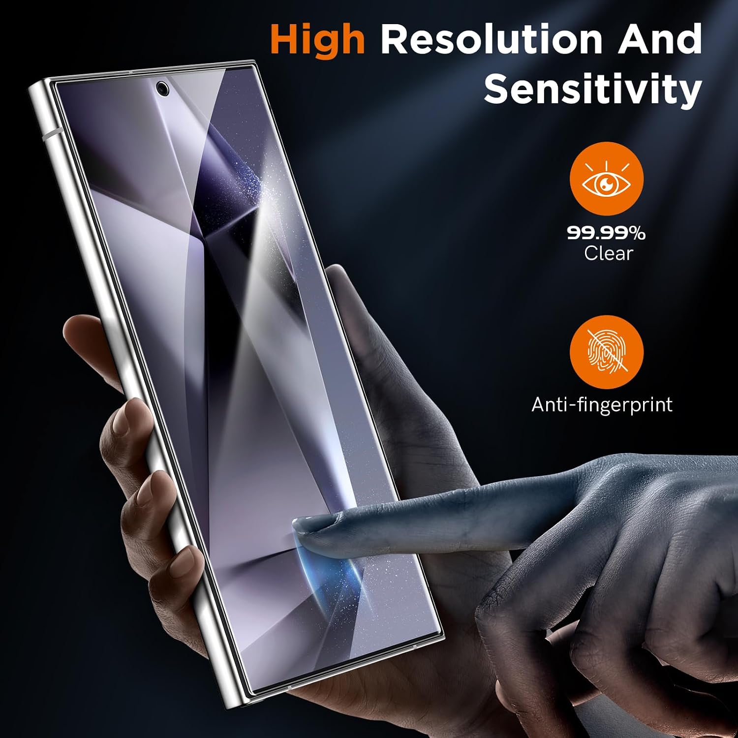 Thumbnail 3 de LK 2+2 Pack Samsung Galaxy S24 Ultra screen protector 2-pack