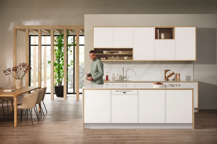 Detalle de Miele G 5811 SCi Active Plus teilintegrierte Spülmaschine (Weiß)