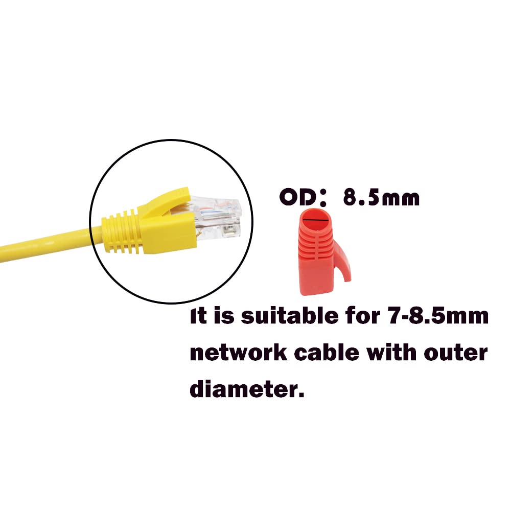 Thumbnail 2 de RHCXCYTJ RJ45 strain-relief boots, red