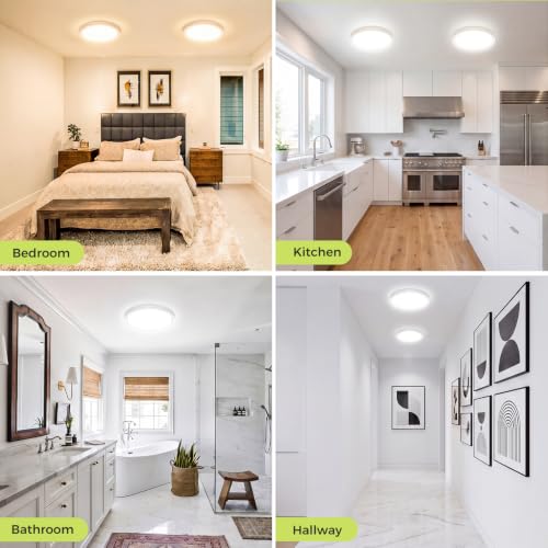 Thumbnail 7 de hepside Bathroom Light 22cm 5CCT 18W – Slim, Waterproof Ceiling Light for Bathroom, Kitchen and More
