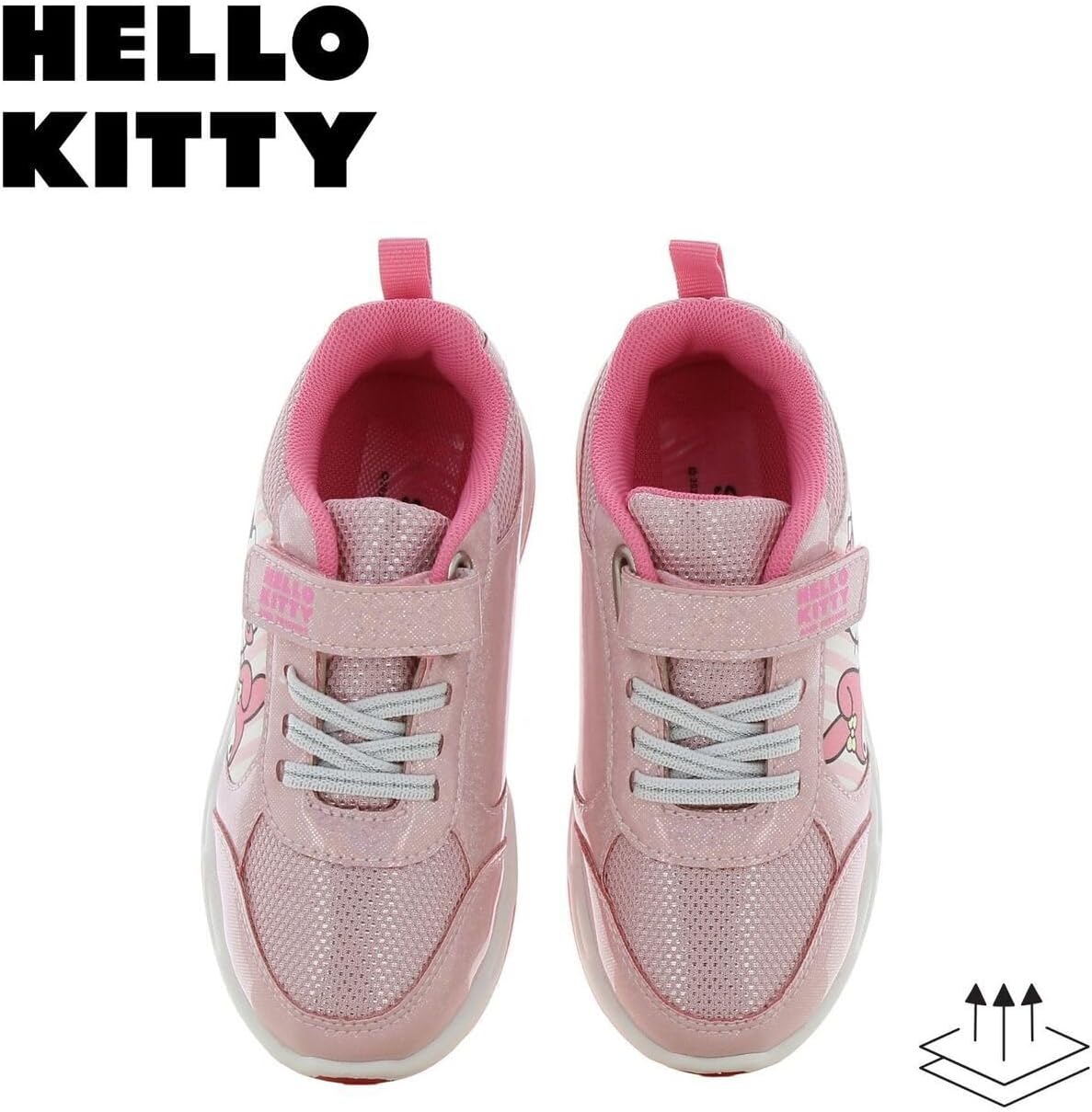 Detalle de Leomil Parent_HK_Sneakers_Girl_LED_All Hello Kitty-sneakers met lichtjes en EVA-zool