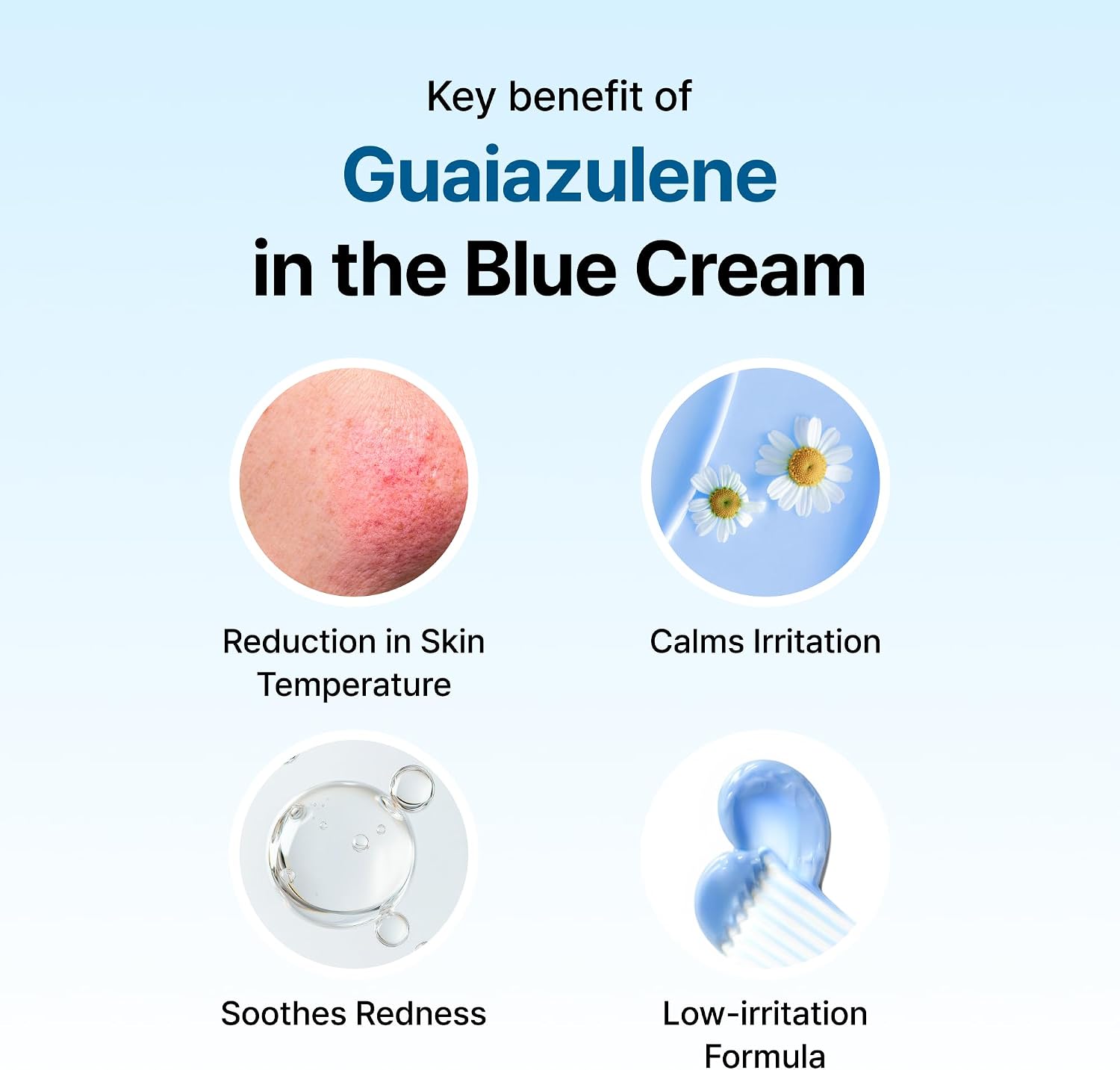 Detalle 2 de DearKlairs Crema Mediana Azul para Pieles Sensibles 🌙