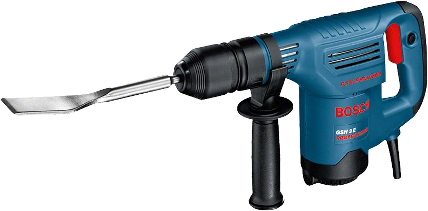 Detalle de Bosch Professional GSH 3 E młot udarowy 650 W, SDS plus, dłuto do płytek