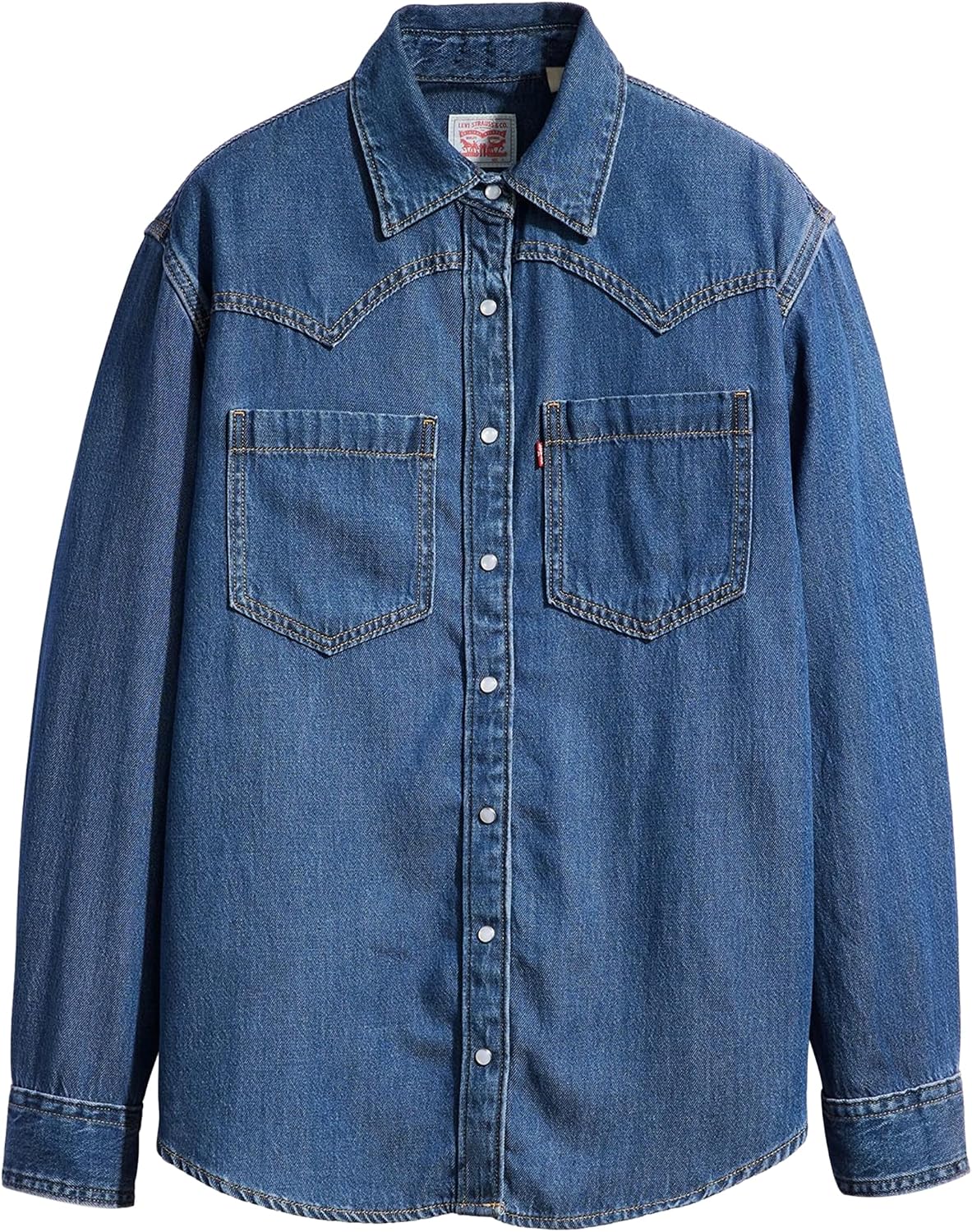 Detalle 2 de Levi’s Teodora Western Chemise Femme : la chemise western à coupe holgada