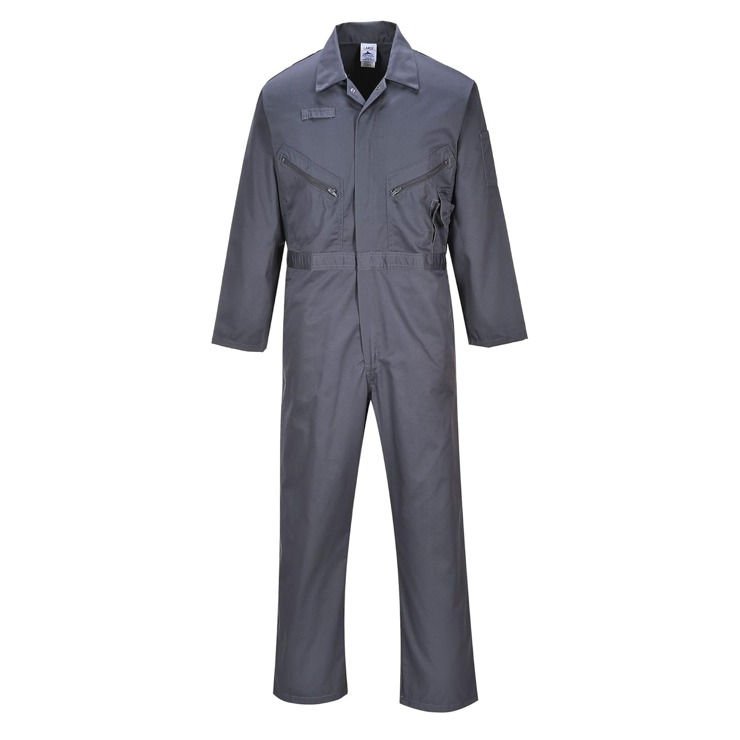 Detalle 2 de Portwest C813 Liverpool Work Overalls – Navy, L, 65/35 Polycotton Boiler Suit