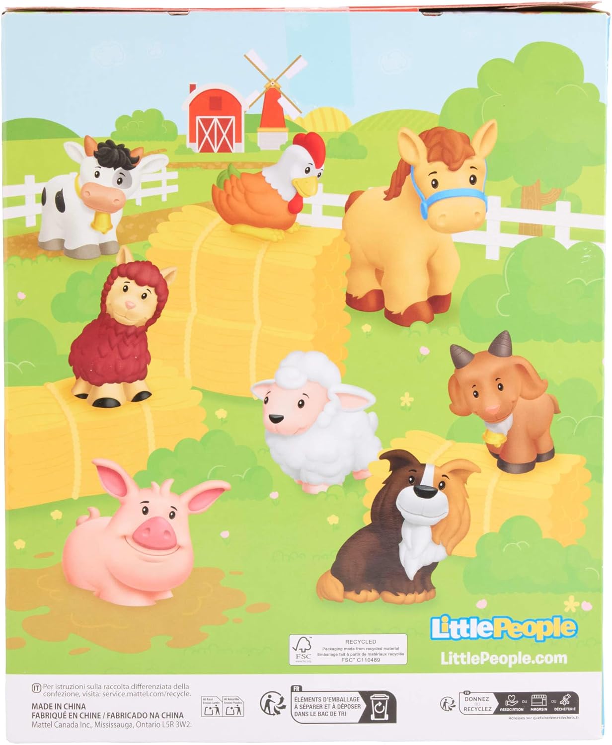Thumbnail 4 de Fisher-Price Little People Farm Friends 8-Piece
