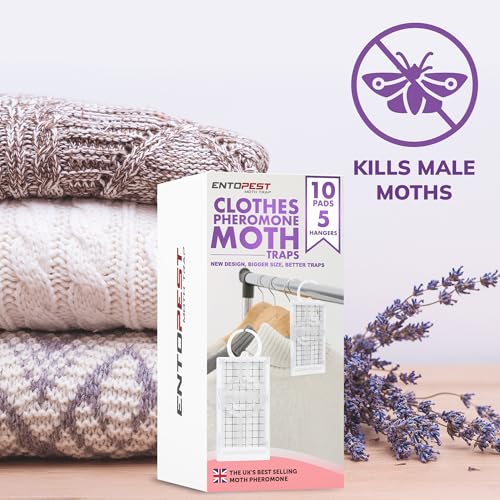 Detalle de Entopest Monitoring Moth Traps – 10 Pads + 5 Reusable Hangers