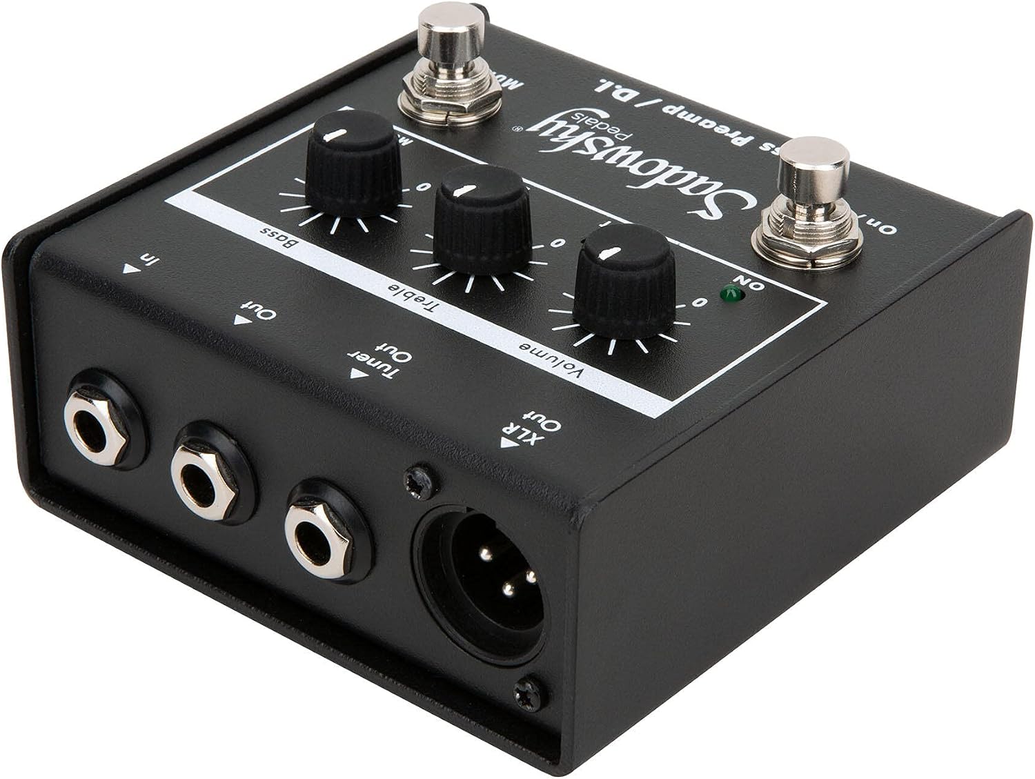 Detalle de Sadowsky SAC PED SBP 1 V2 ベース用プリアンプ・EQ・DIペダル、低音/高音ブーストとミュート機能