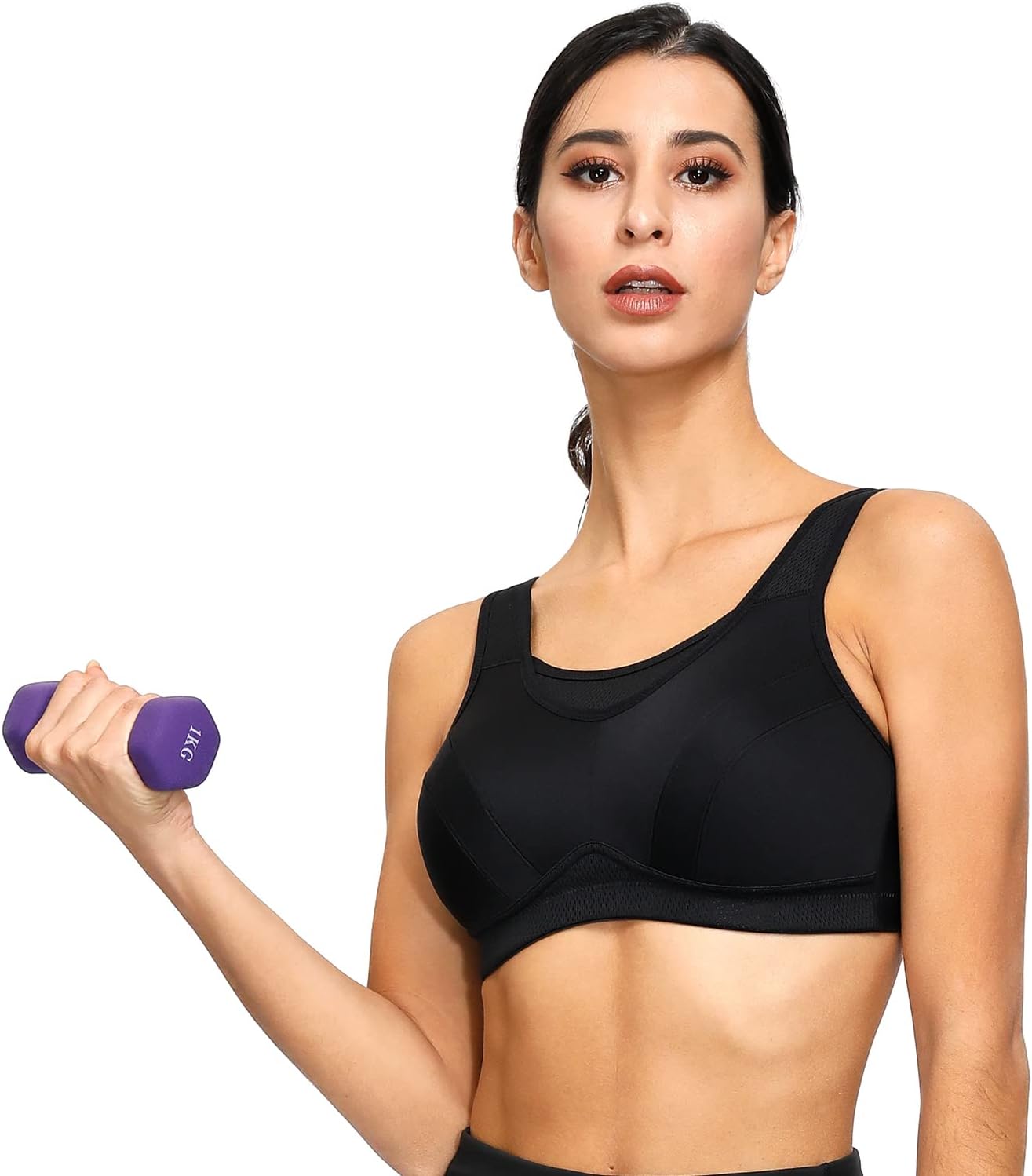 Thumbnail 5 de Deyllo Damen Sport-BH – Bügel-lose Vollabdeckung für großen Busen, stark haltend