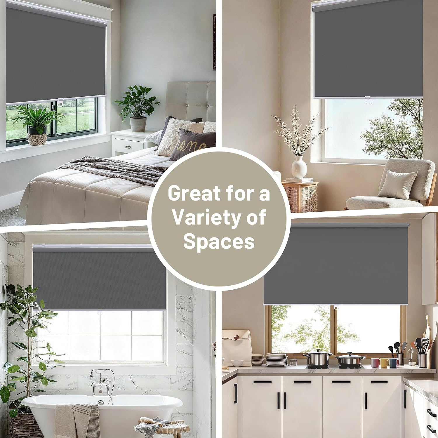 Thumbnail 4 de SUNOFF Blackout Roller Shade 23" x 72