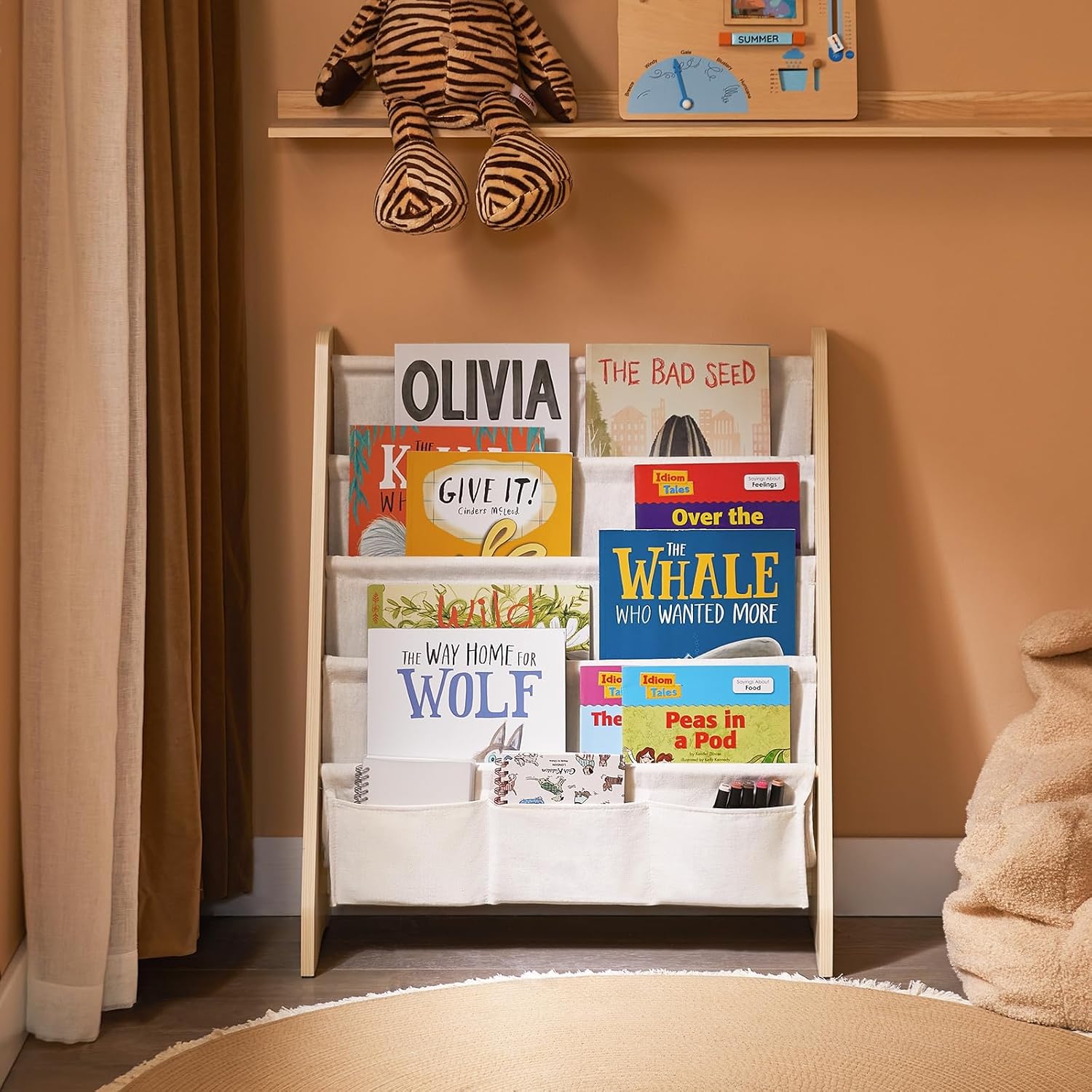 Detalle 2 de SoBuy KMB50-N Bibliothèque enfant 63x28x76 cm