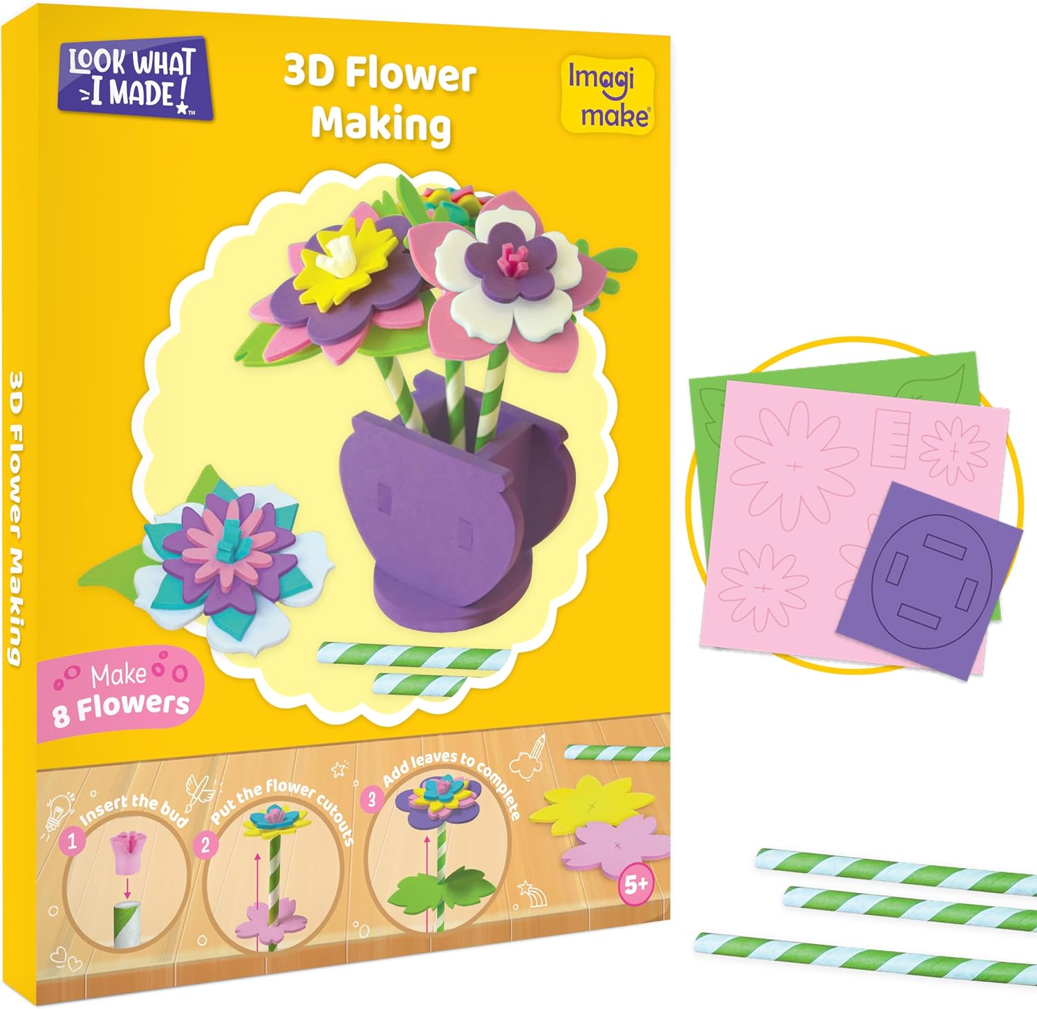 Detalle de Imagimake Kids' Craft Kit, 3-in-1