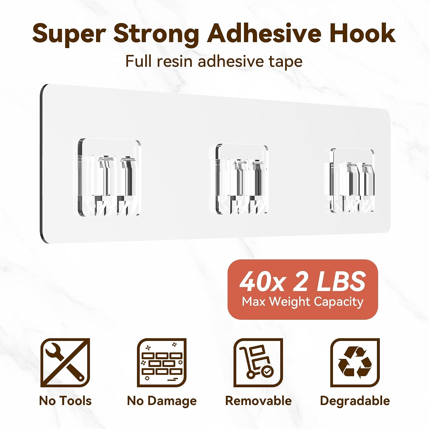 Detalle de YASONIC Shower Caddy Adhesive (2 Pack) – Large Capacity, Rustproof No-Drill Shower Storage