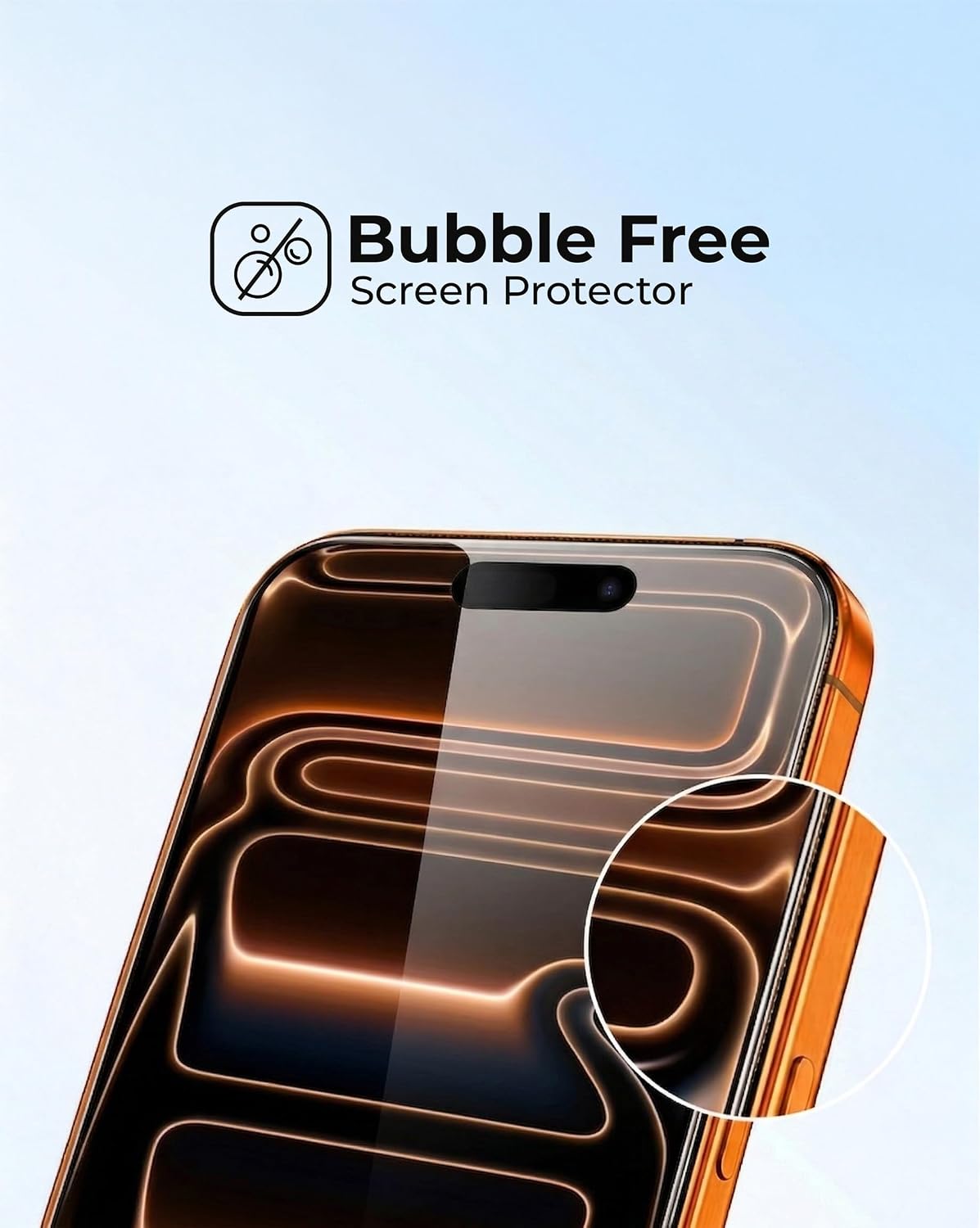 Detalle de AANTORA Screen Protector for iPhone 15 Pro Max