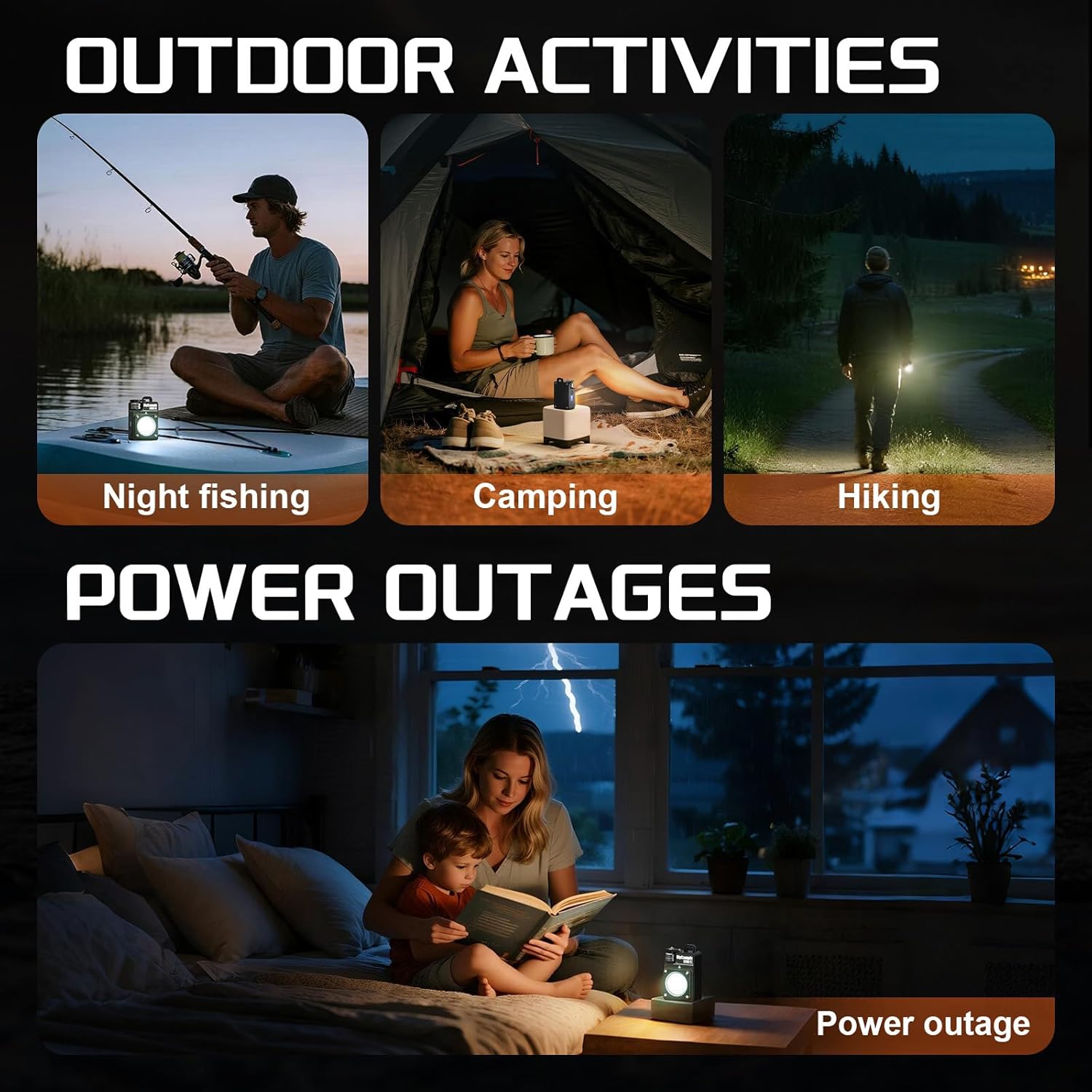 Thumbnail 6 de MyCompix Portable Camping Light 3500LM Lantern 🏕
