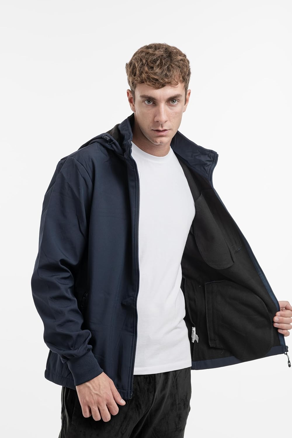 Thumbnail 5 de TONY BACKER 6860 Giacca softshell uomo impermeabile antivento con cappuccio