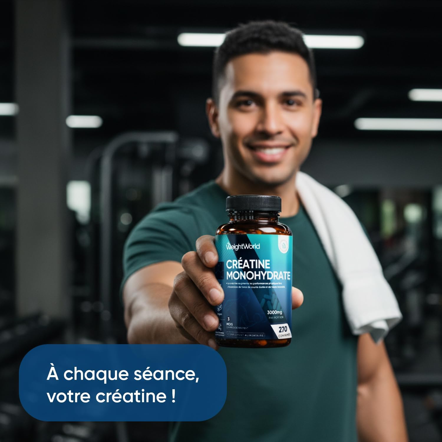 Thumbnail 5 de Creatine Monohydrate 270 comprimés — 3000 mg par portion 💊
