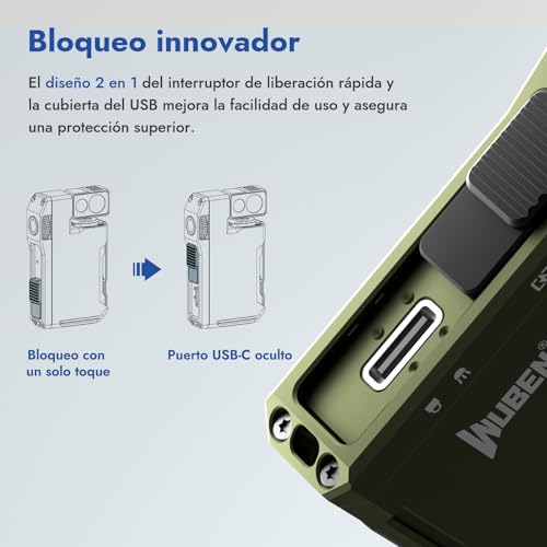 Thumbnail 6 de WUBEN G5 400 lúmenes linterna EDC 📷