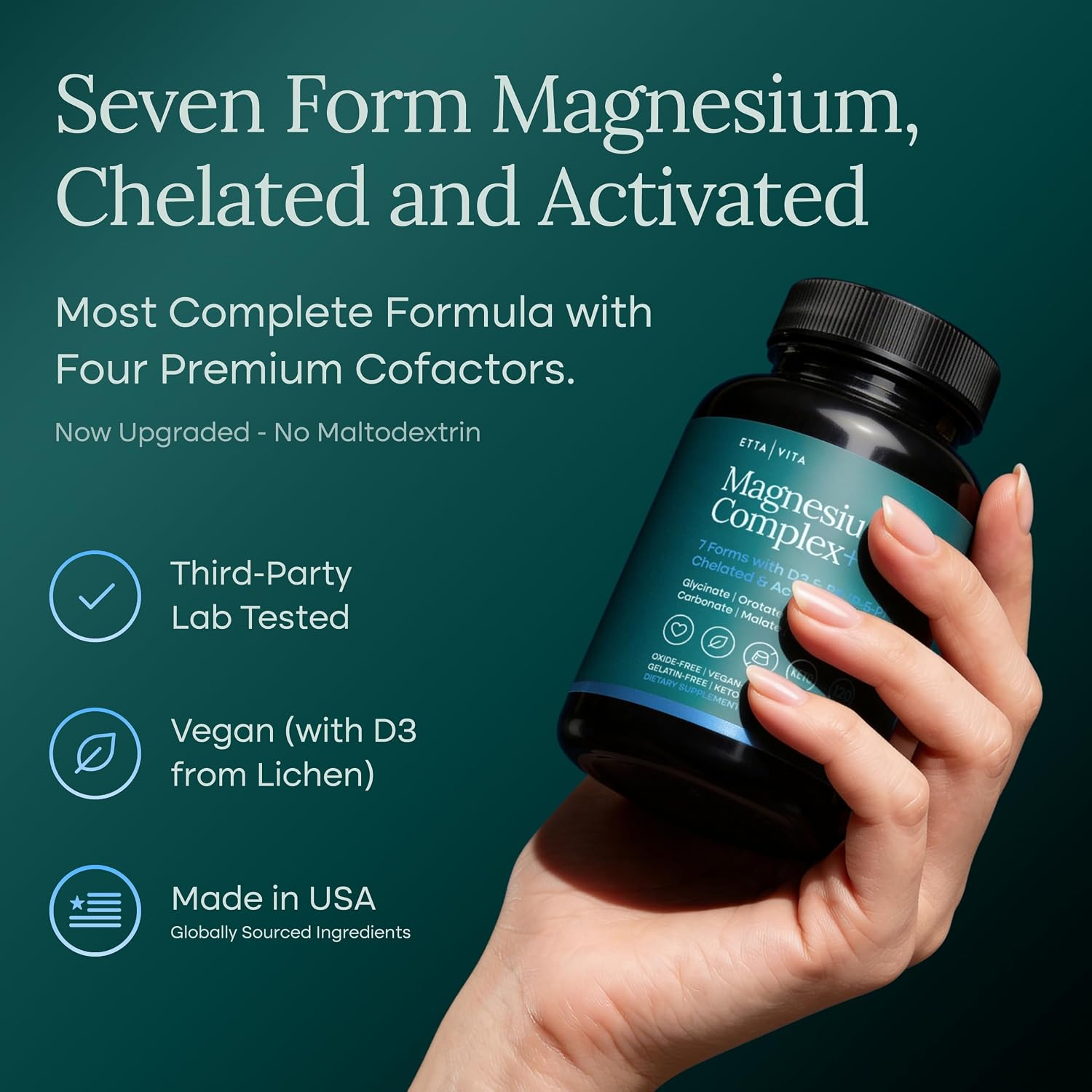 Detalle de Magnesium Complex Supplement 500 mg
