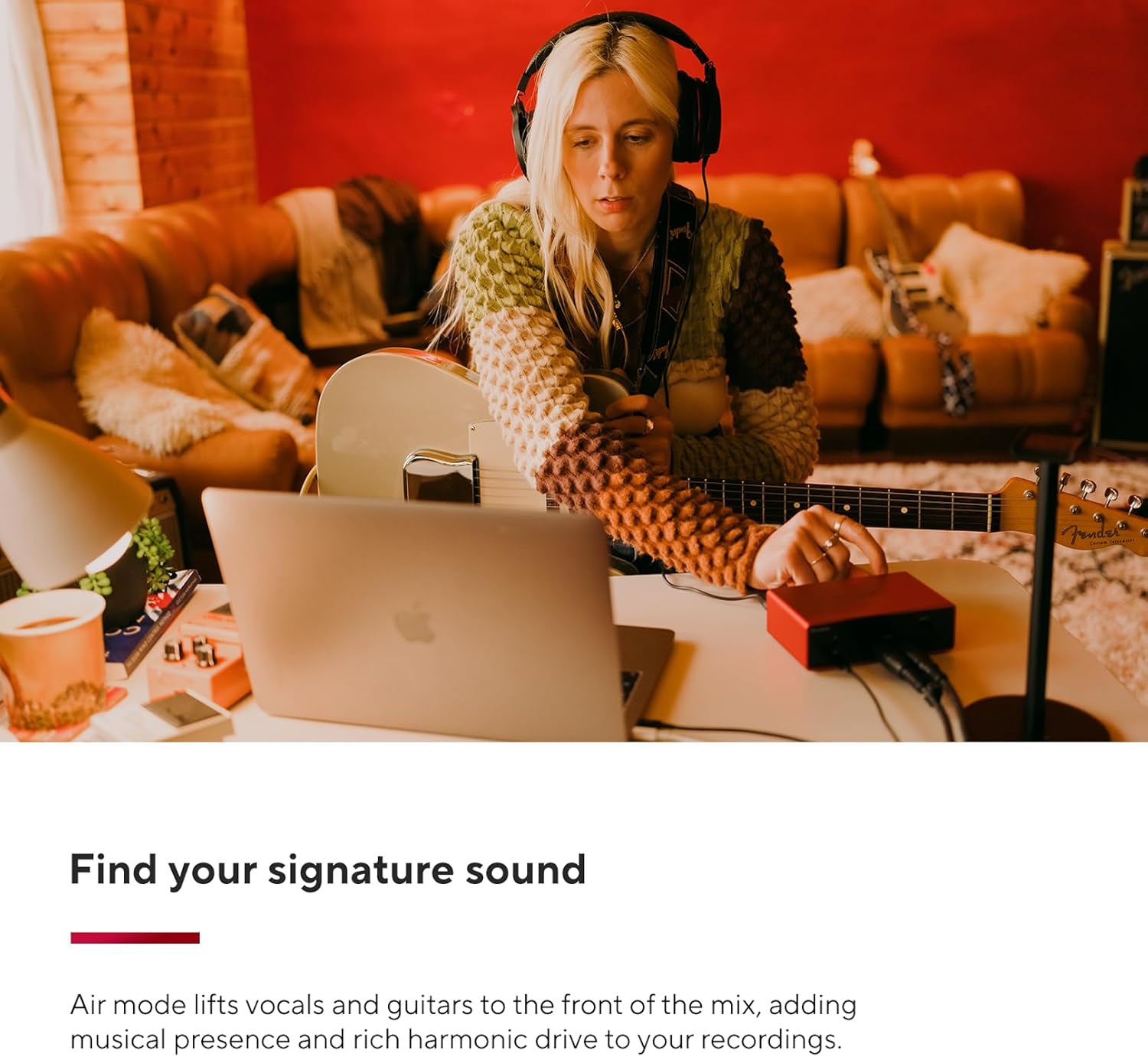 Thumbnail 6 de Focusrite Scarlett Solo 4th Gen USB Audio Interface for guitar, vocals and home production