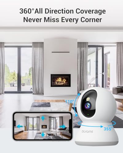 Detalle de blurams Pet Camera 2K: 360° Indoor Camera for Pet Care