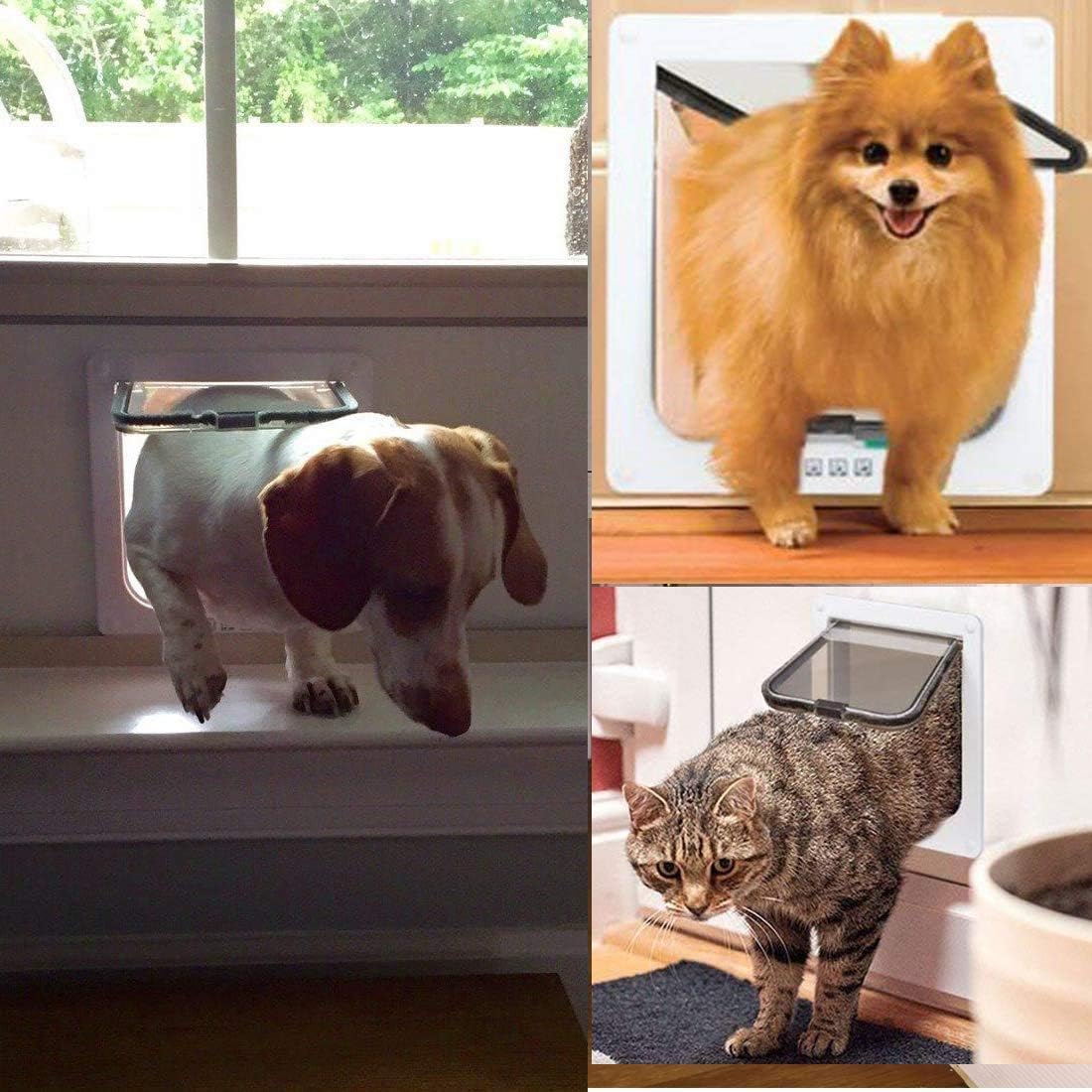 Thumbnail 6 de Chatière pour Chat avec magnétique à 4 voies – Porte pour animaux XL 20 x 22 cm, noir