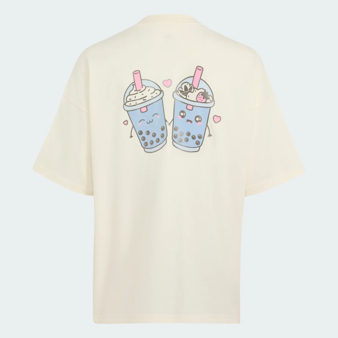 Thumbnail 1 de Camiseta estampada BUBBLE TEA de Adidas — blanco, comodidad y estilo para el día a día