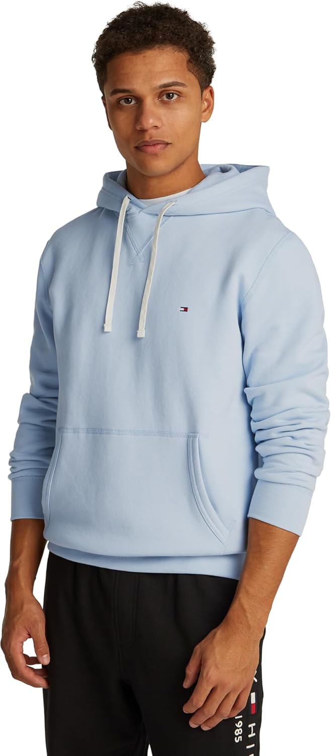 Detalle de Tommy Hilfiger Sweat à Capuche Homme Seasonal Fleece avec Poche Kangourou