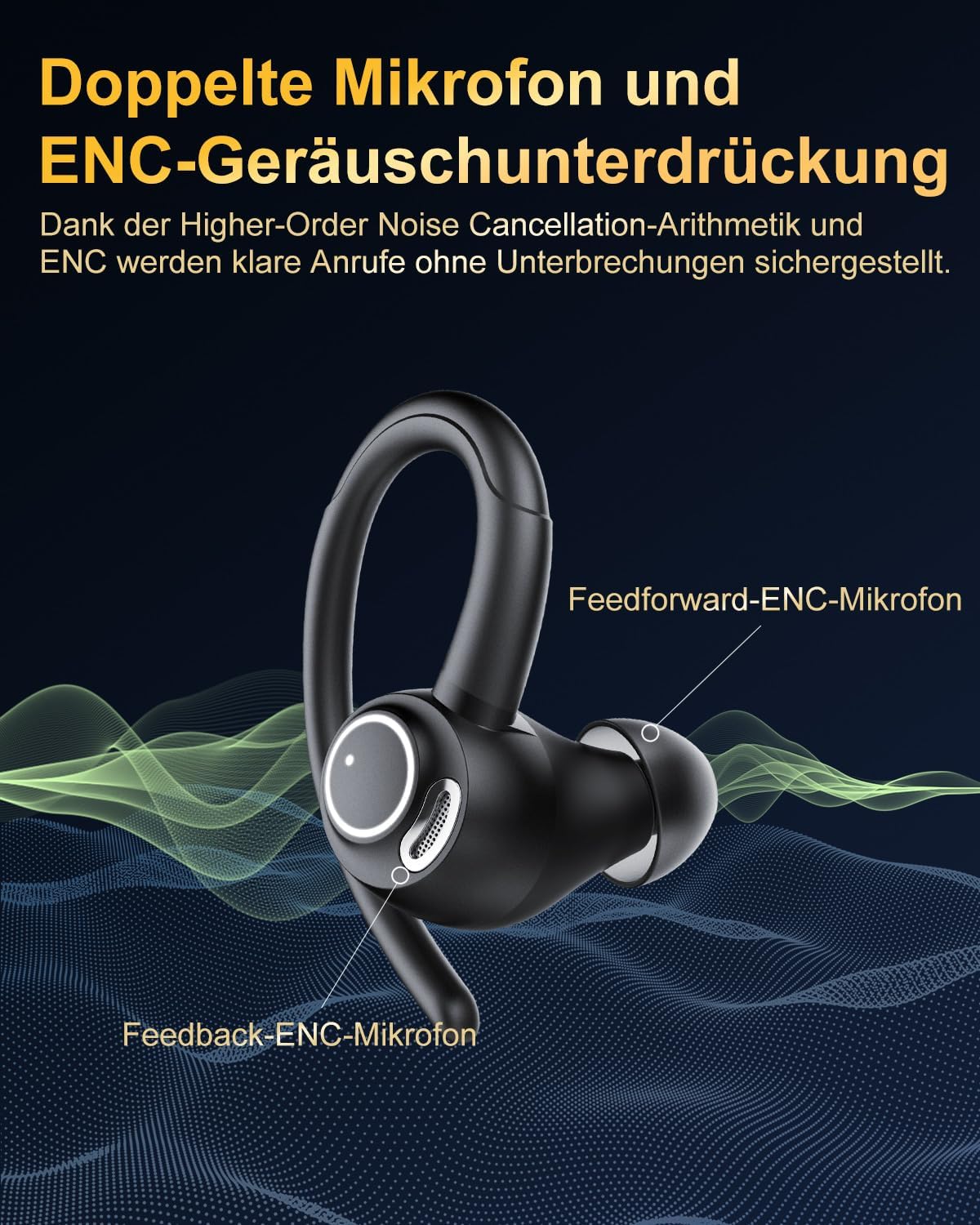 Thumbnail 2 de Jesebang Bluetooth Kopfhörer Sport – In Ear mit IP7 und 40 Std