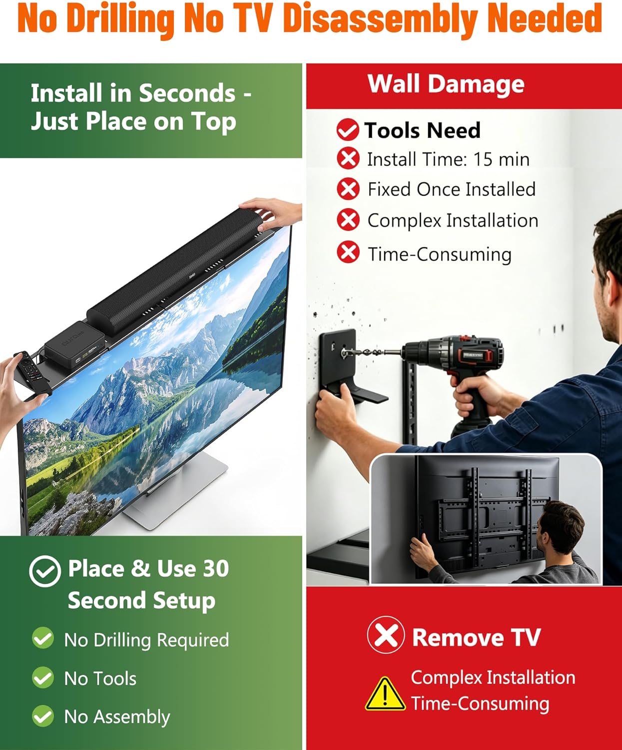 Thumbnail 1 de CUISIBOT Soundbar Mount 15 lbs