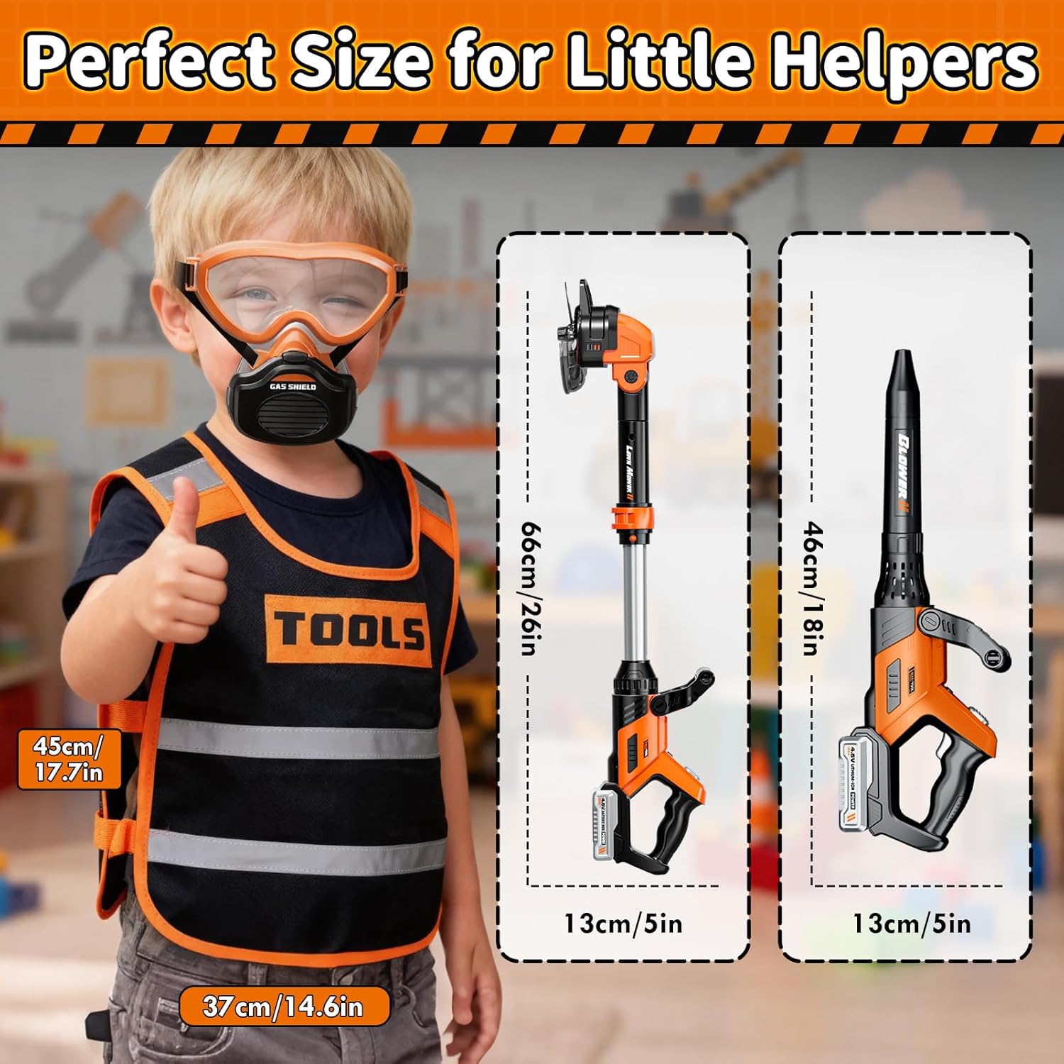 Thumbnail 5 de KidBloom 2 in 1 Werkzeug Rasenmäher ab 3 Jahre