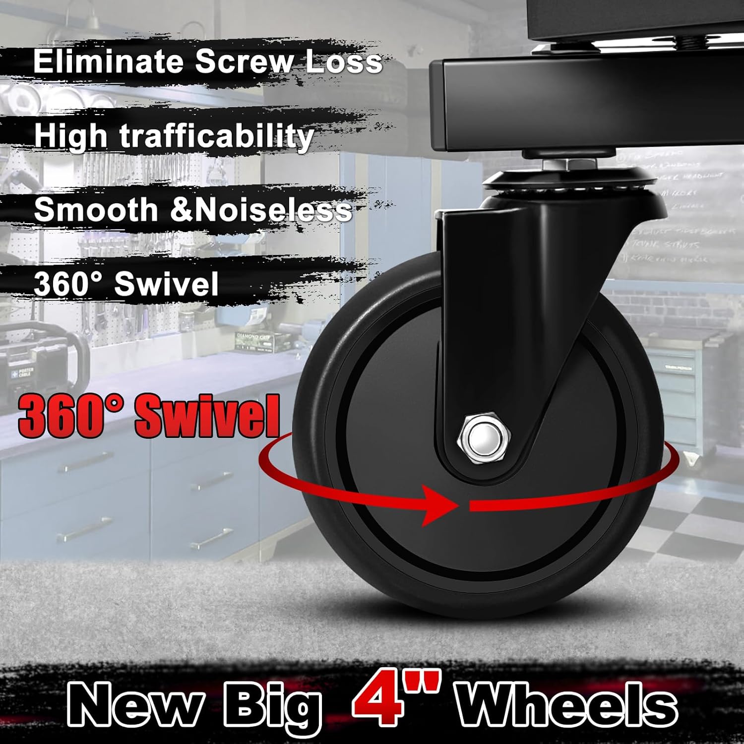 Thumbnail 5 de FREEKYROCK Rolling Stool 400 lbs