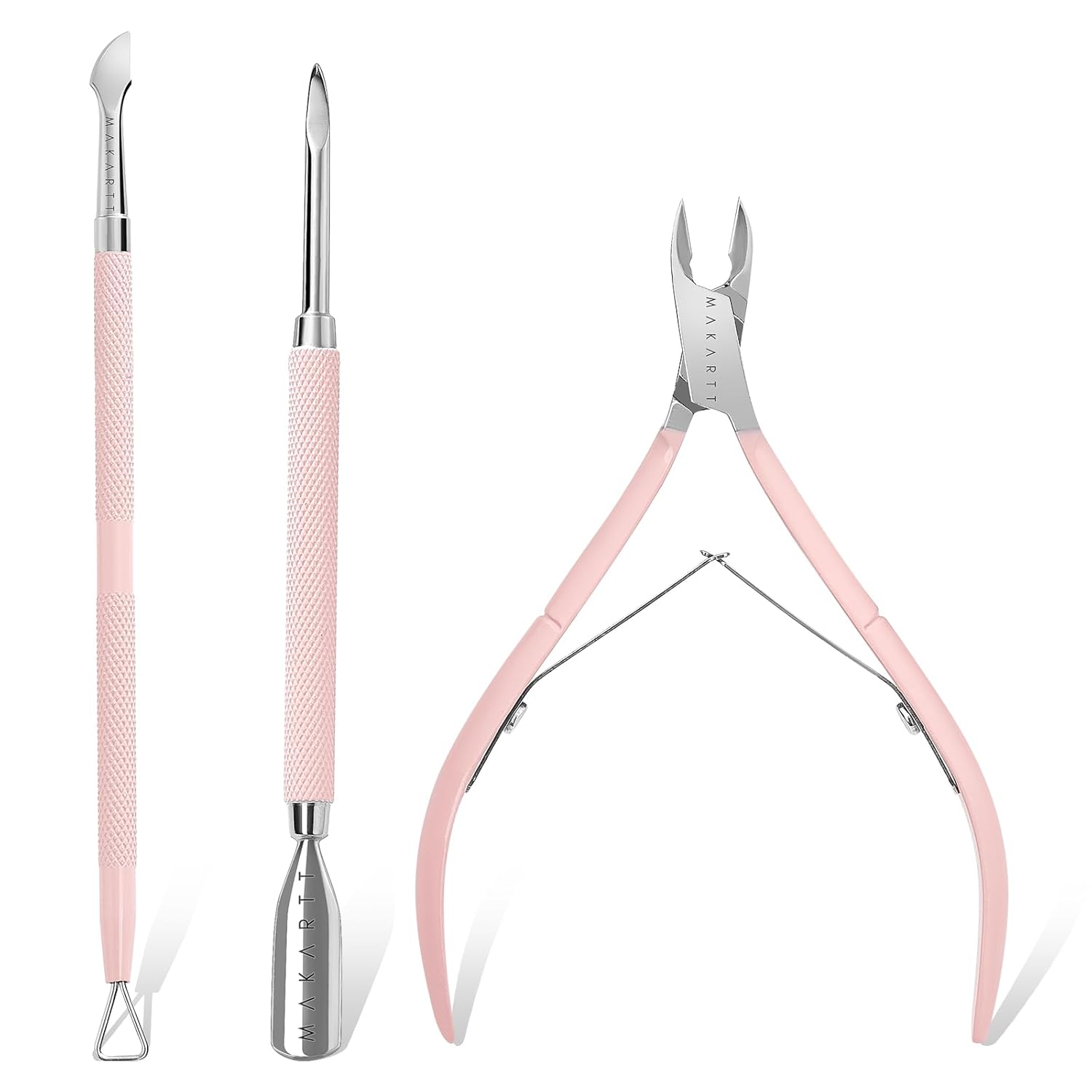 Detalle de Makartt Cuticle Trimmer 7mm Pink 3‑Piece Kit