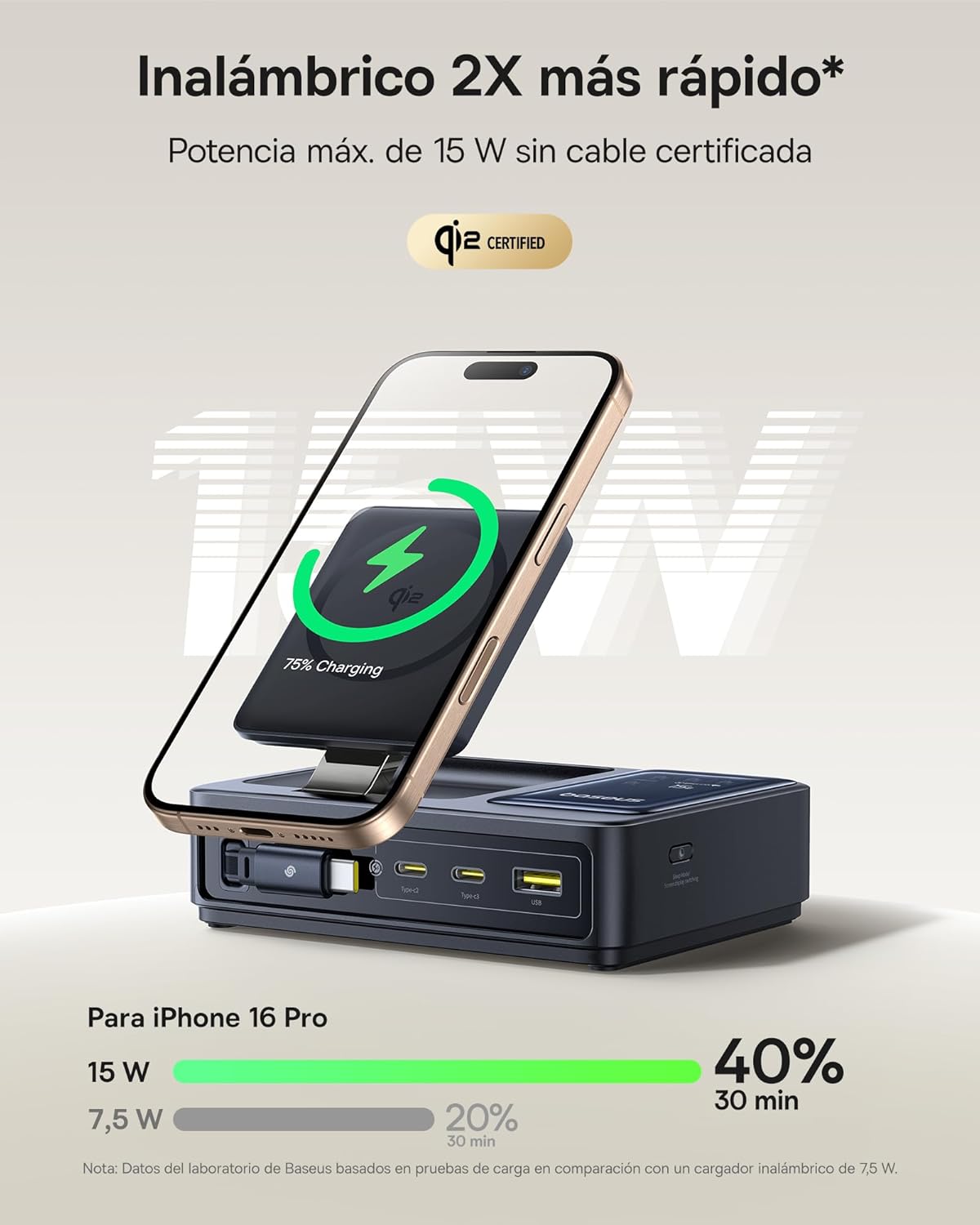 Thumbnail 6 de Baseus NOMOS 5 en 1 Estación de Carga ⚡ 140W