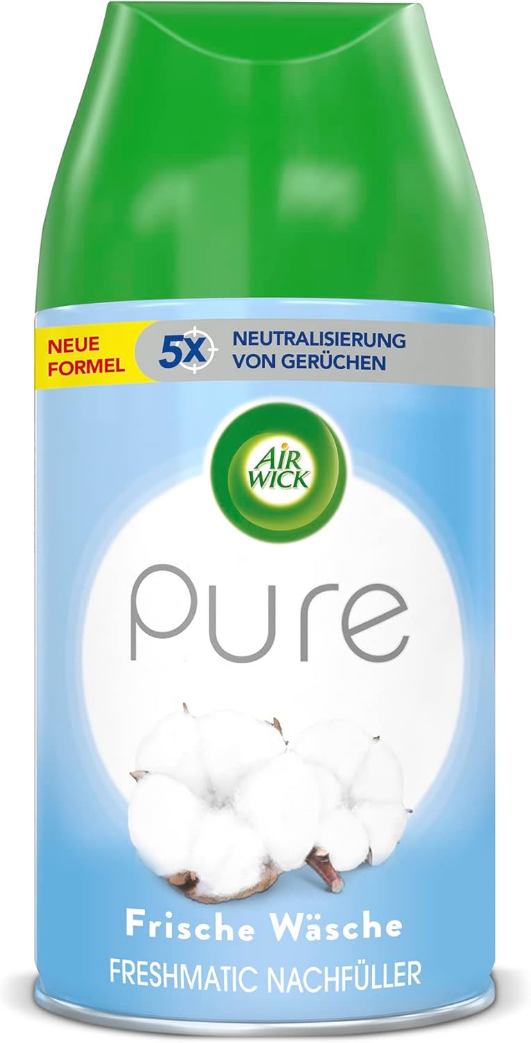 Detalle de Air Wick Freshmatic Max – Nachfüller Set 6x250 ml Frische Wäsche