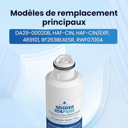 Thumbnail 5 de GOLDEN ICEPURE Filtre à Eau pour Réfrigérateur – Compatible avec Samsung et consort pour une eau plus pure