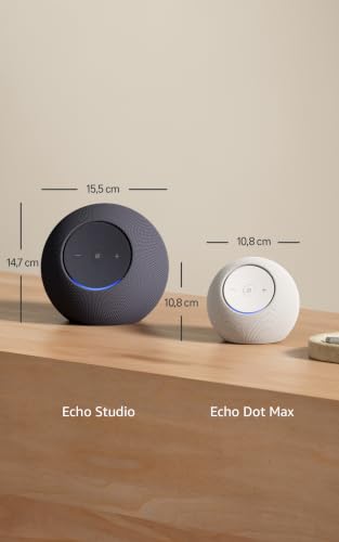 Thumbnail 6 de Amazon Echo Dot Max (neueste Generation) – Lautsprecher mit raumfüllendem Klang und integriertem Smart-Home-Hub (Graphit)