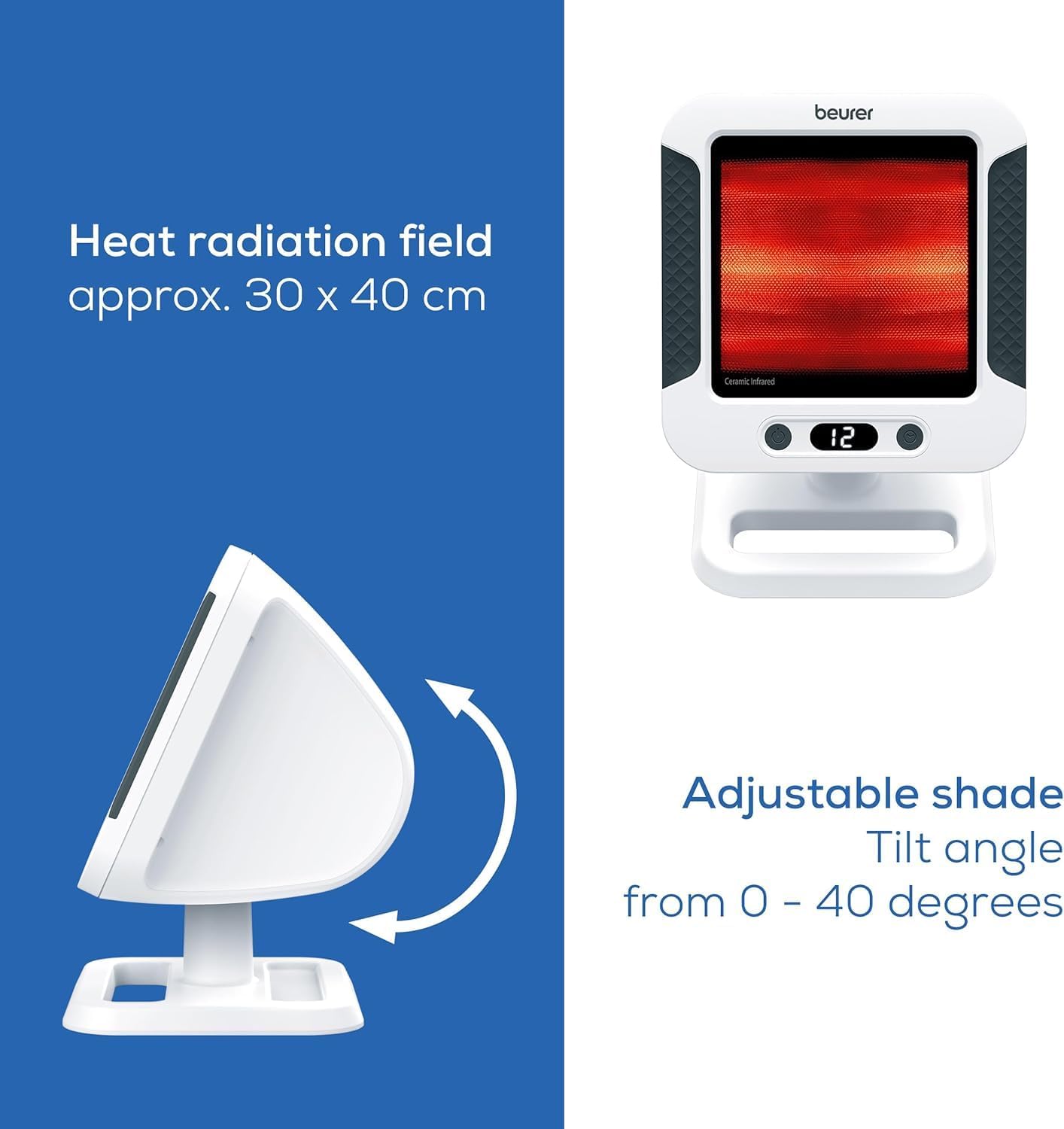 Thumbnail 4 de Beurer IL60 infrared heat lamp 300W 🔆