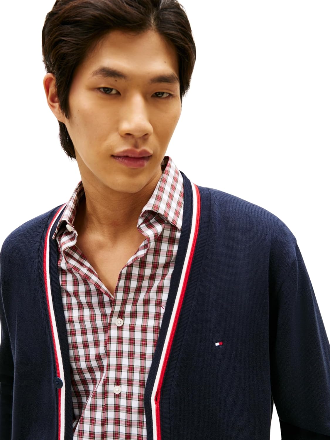Detalle de Tommy Hilfiger RWB Cardigan Mw0mw41544 – Cardigan Homme